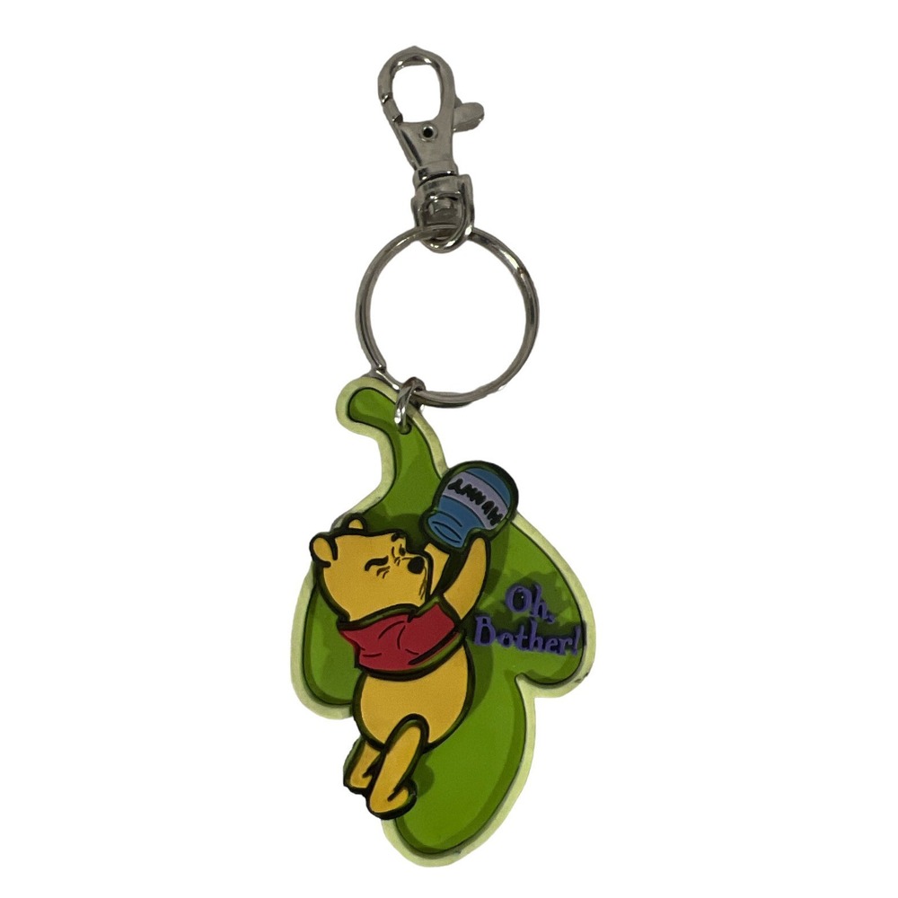 Disney Winnie the Pooh poohism Applause Key Chain 1990s vintage oh bother